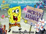 Bob Esponja Anchovy Assault