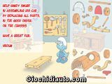 Puffo Inventore all'opera