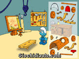 Puffo Inventore all'opera