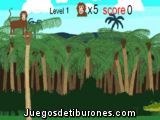 El mono y los cocodrilos