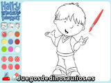 Pintando con dinosaurios