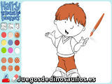 Pintando con dinosaurios