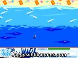 Practicando surf