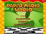 Mario World en el mundo de papel