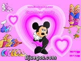 Maquillar y vestir a Minnie
