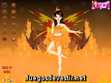 Viste al Hada de Fuego