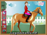 Alejandra en caballo