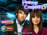 Maquillar a Joe Jonas y Demi Lovato