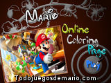 Mario Online Coloring Page