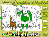Shrek 2 Create and Color
