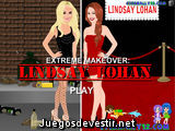 El maquillaje extremo de Lindsay Lohan