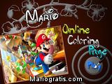 Mario Online Coloring Page