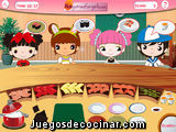 Busy Sushi Bar