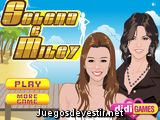 Selena y Miley