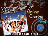 Mickey Family Online Coloring