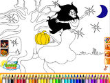 Colorea a la Bruja