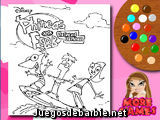 Pinta a Phineas and Ferb