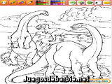 Pinta a los Dinosaurios