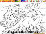 Pinta a los Dinosaurios