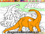 Pinta a los Dinosaurios