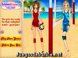 Vestir a las jugadoras de voley