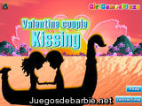 Valentine Couple Kissing