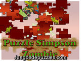 Puzzle Simpson zombie