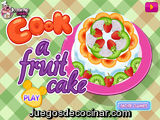 Cook a fruit cake