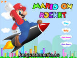 Mario On Rocket